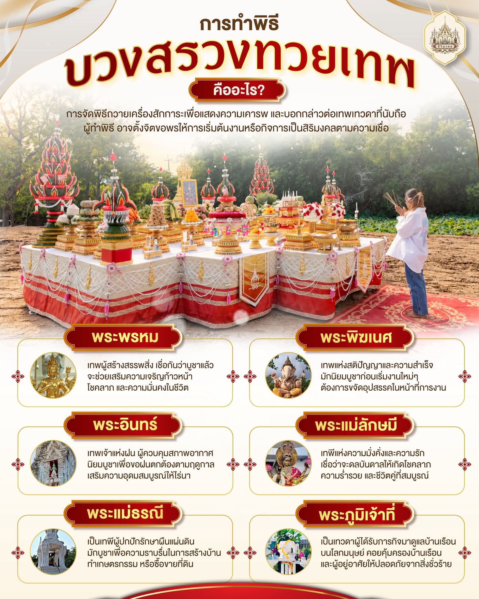 พิธีบวงสรวงทวยเทพ คืออะไร และควรบูชาองค์ใด