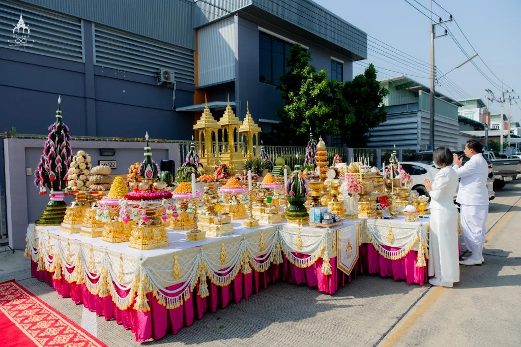 พิธีบวงสรวงเปิดโรงงาน
